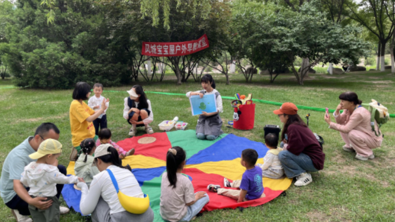 银川市兴庆区玺悦社区：乐享泡泡解锁童趣 亲近自然护航成长