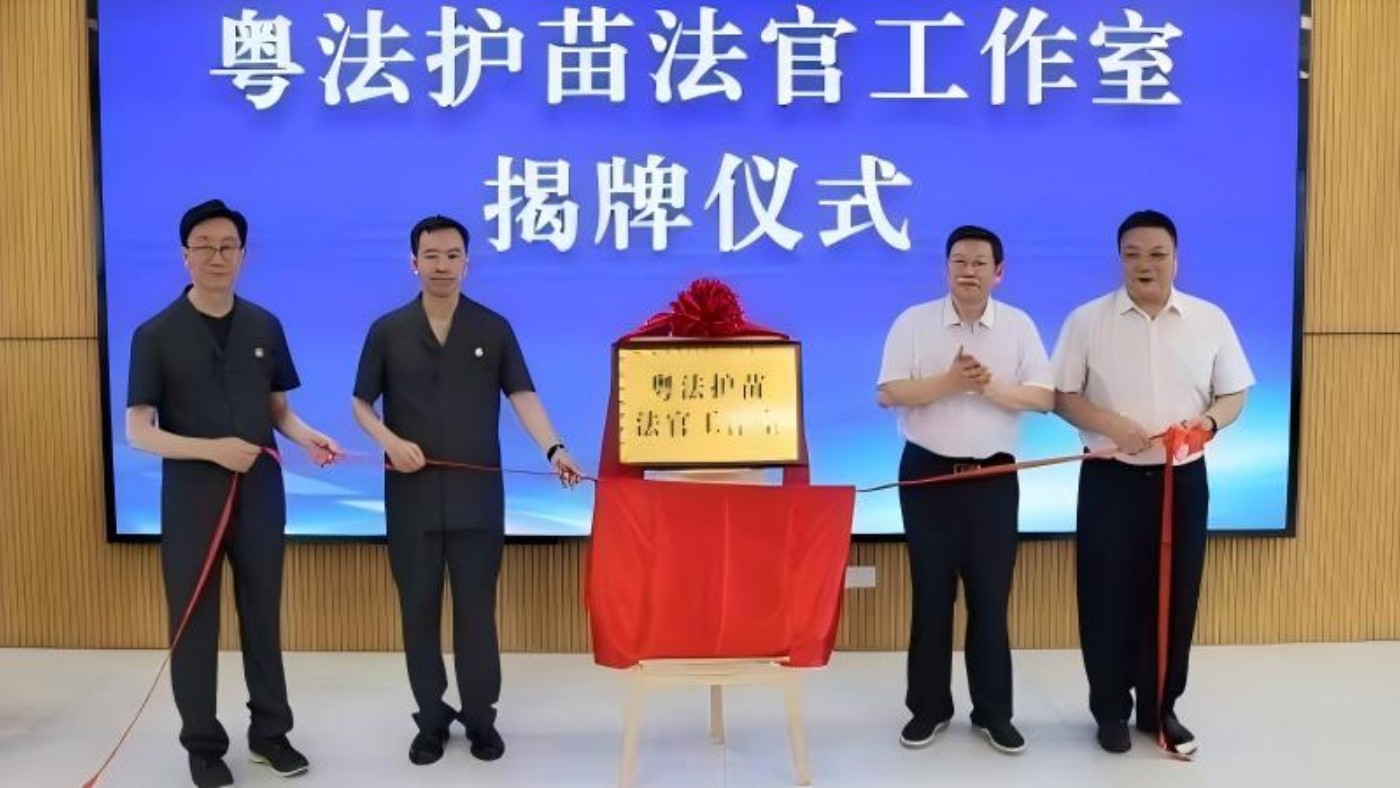 广东法院开展“法治进校园”主题活动暨“粤法护苗”法官工作室揭牌仪式