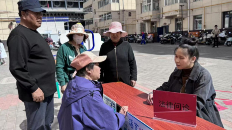 吴忠市利通区民生社区：品书香邻里常续温情 普法治社区同筑和谐