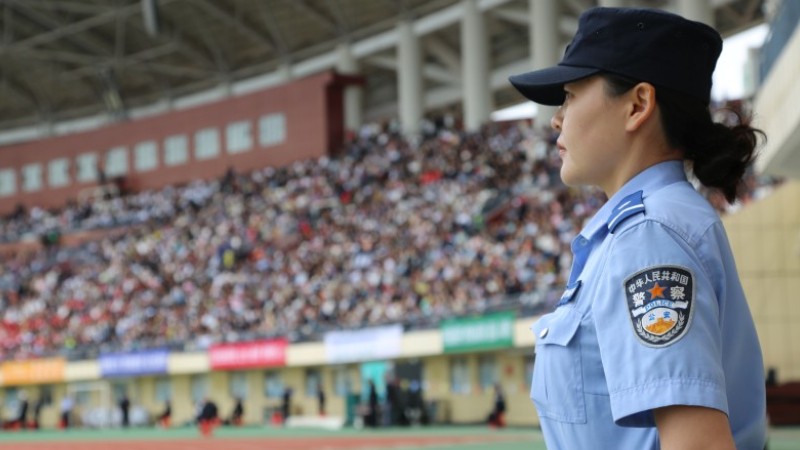 新疆沙湾市公安局：热血燃赛场 藏蓝护平安