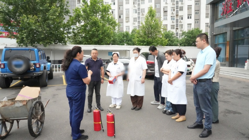 潍坊市潍城区消防大队到潍坊潍城汉生堂医院开展消防安全专项培训