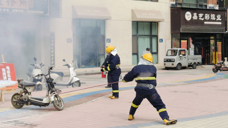 银川市兴庆区景湖社区：实景演练强技能 消防防线护平安