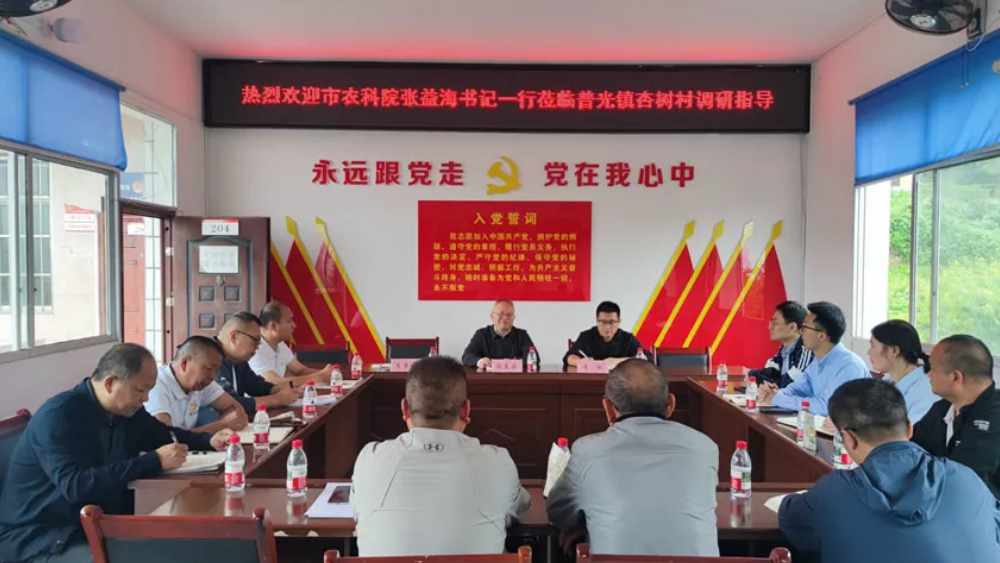 聚焦短板精准施策：达州市农科院为杏树村开出产业升级“六剂良方”