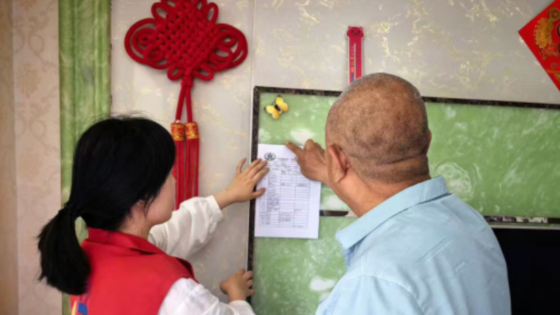 青铜峡市唐源社区：单入户明账本 政策上门暖人心