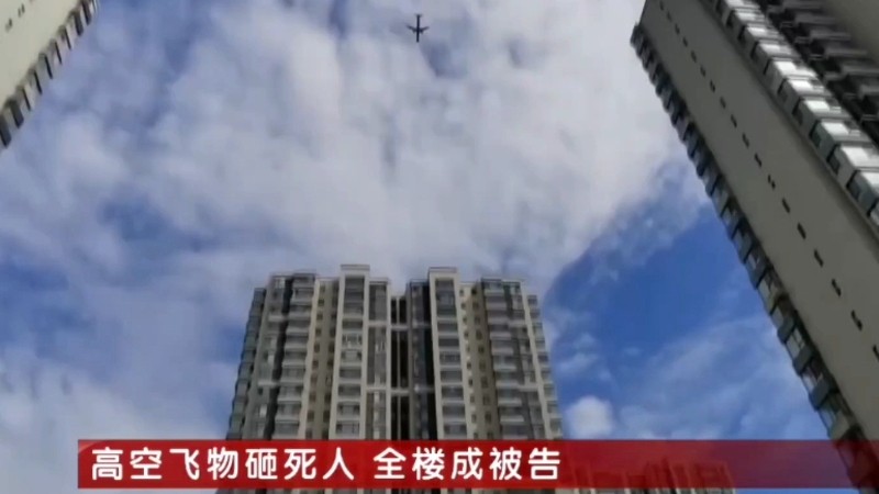 高空飞物砸死人 全楼成了被告