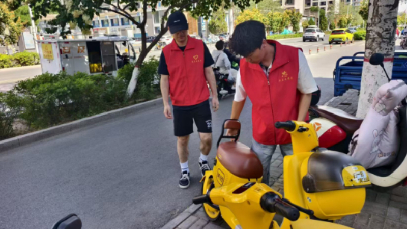 银川市兴庆区泰和社区：规范单车停放秩序，提升基层治理效能