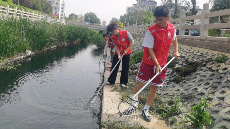 银川市兴庆区宝南社区：青春聚力护河岸 志愿携手焕新颜