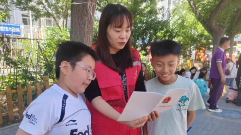 银川市兴庆区山河湾社区：学法护苗润童心 普法筑墙伴成长