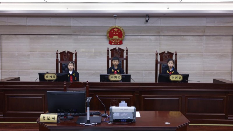 法院开放日 法治润童心