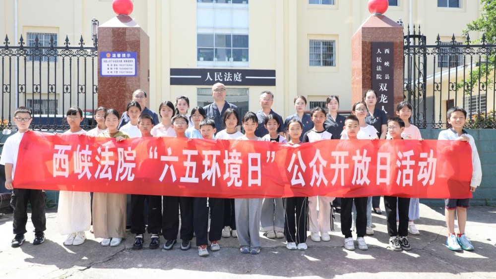 河南省南阳市西峡县法院：“绿”动童心的法庭开放日