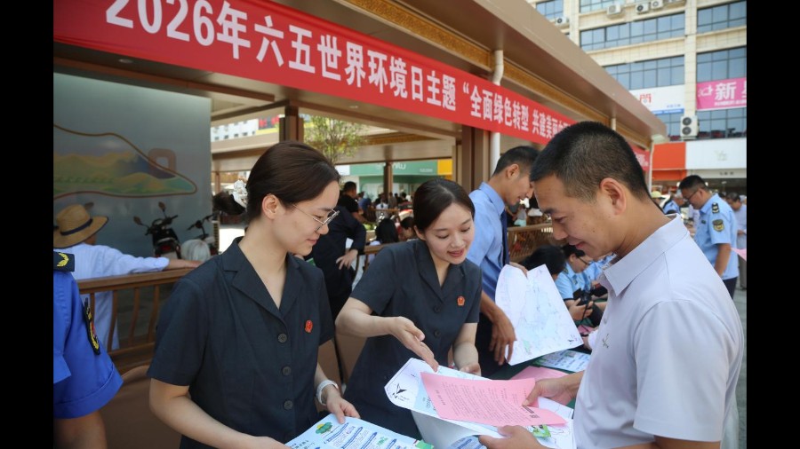 河南省南阳市淅川县法院开展六五世界环境日志愿服务宣传活动