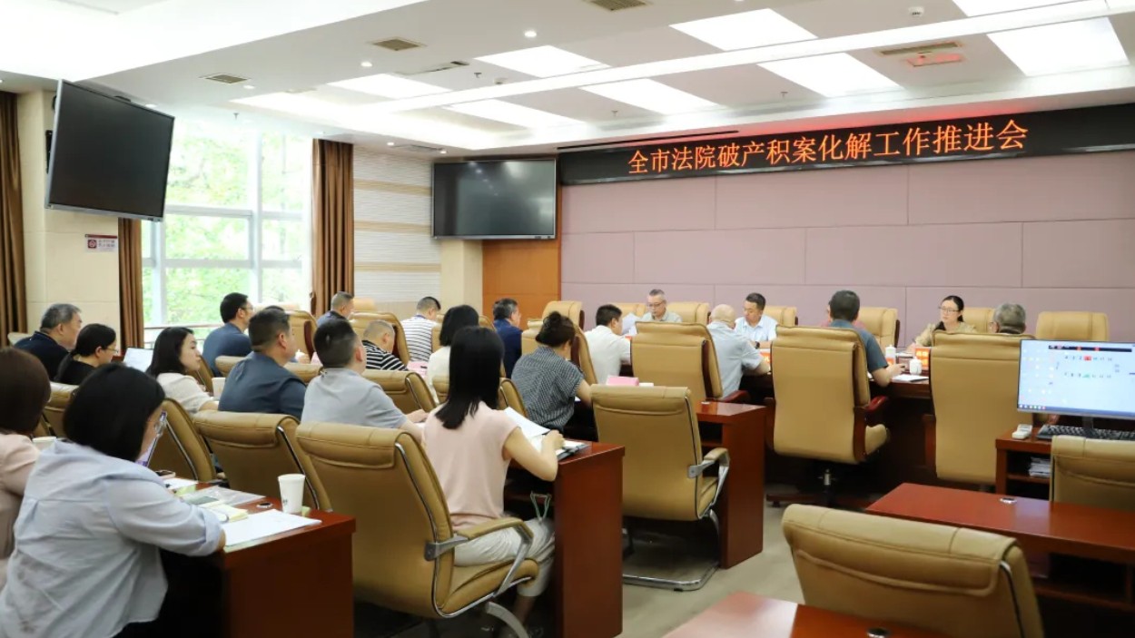 四川雅安：全市法院破产积案化解工作推进会召开