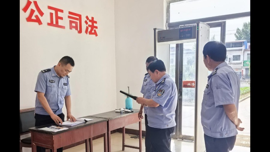 河南省南阳市社旗县法院开展法庭安全“体检” 筑牢司法安全“防火墙”