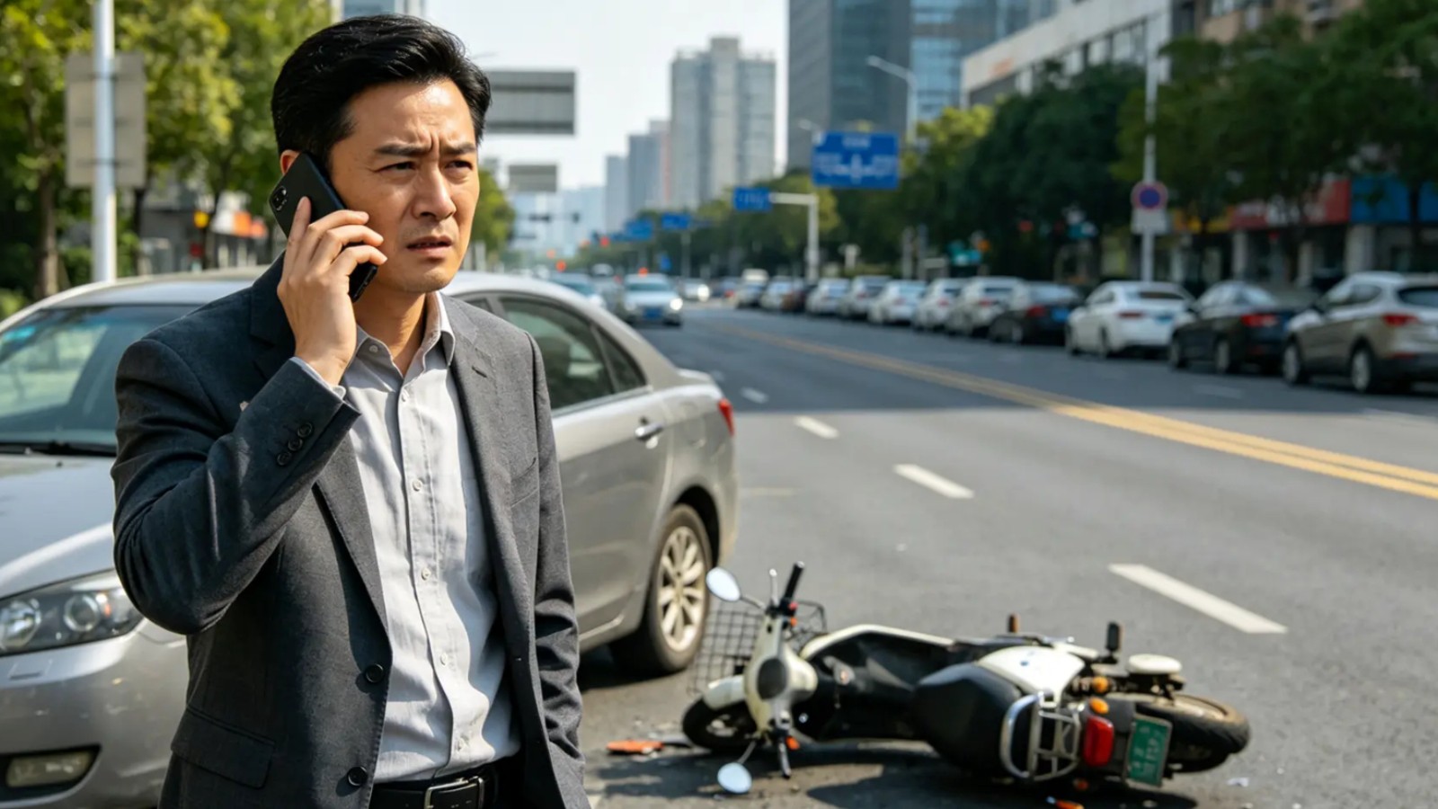 无接触不等于无责任，处理无接触事故要当心