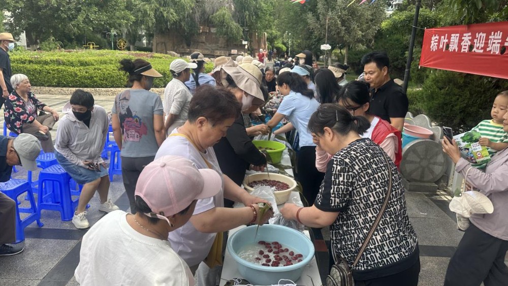 银川市兴庆区阳澄社区：端午粽香传温情 普法惠民暖人心