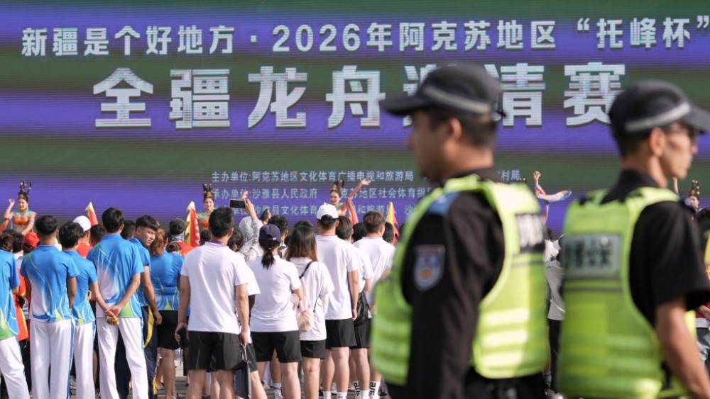 新疆沙雅县公安局全力护航2026年新疆阿克苏地区“托峰杯”全疆龙舟邀请赛