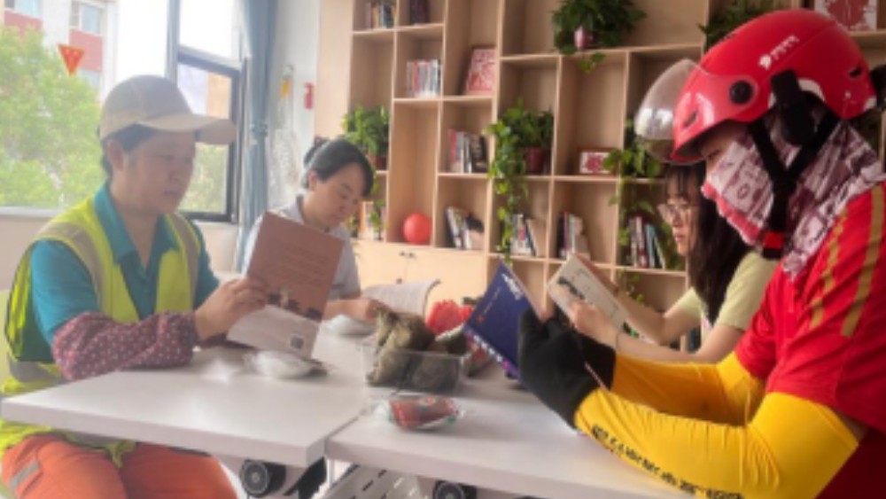 银川市兴庆区永安社区：端午书香润邻里，法治护航暖商圈