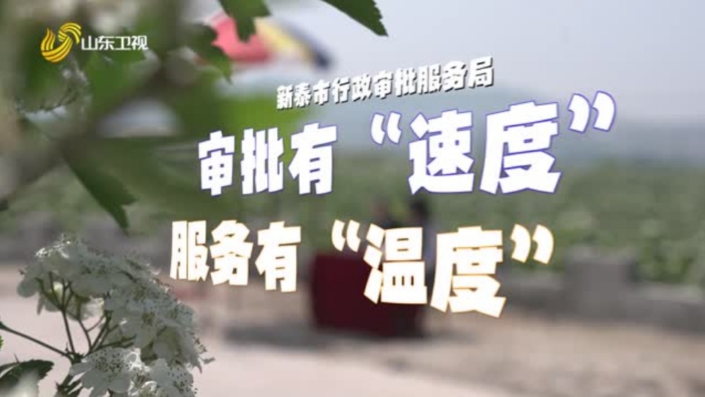 新泰市行政审批服务局——审批有“速度” 服务有“温度”