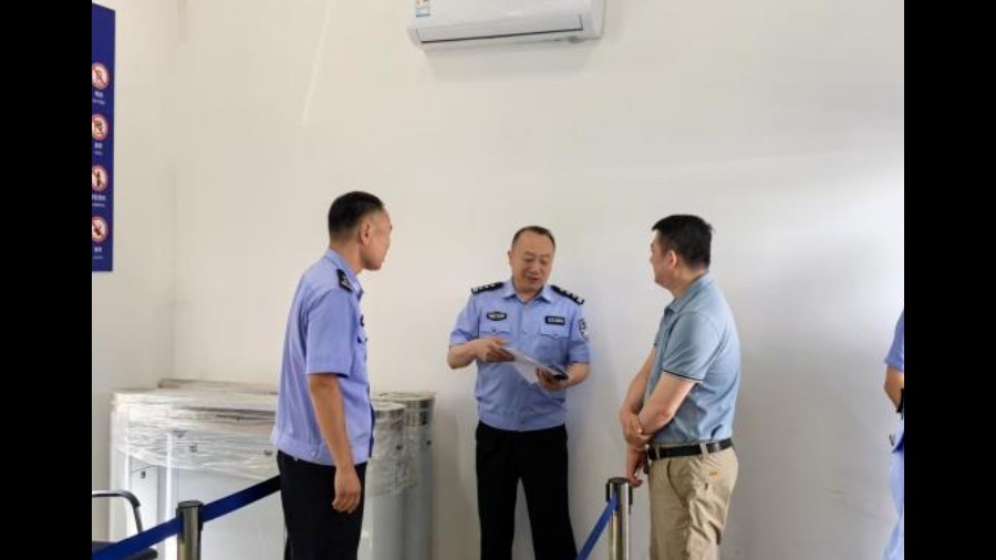 吉林长春中院法警支队到新区法院开展警务工作督导检查工作