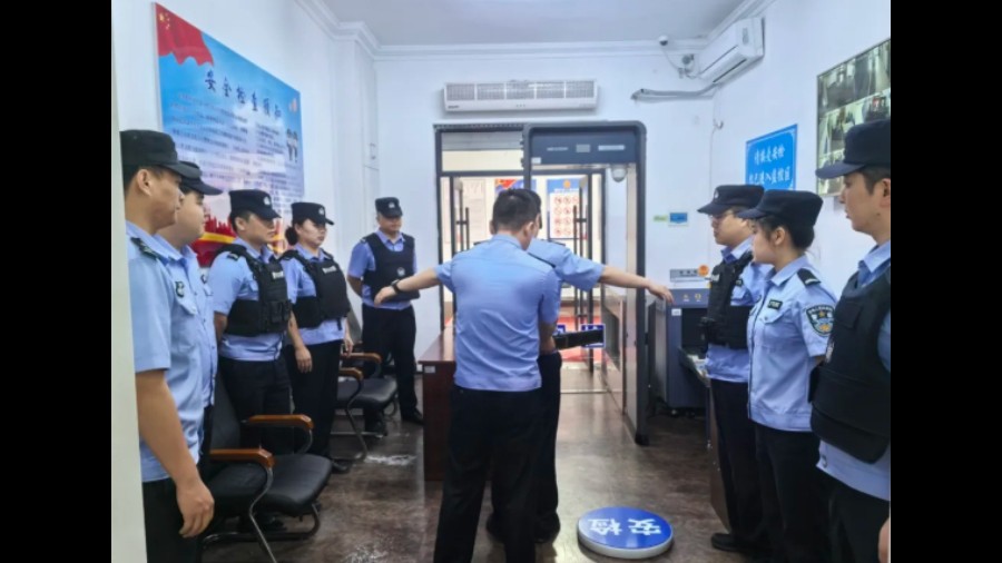 吉林图们法院：强化安检实训练兵 筑牢法庭安全防线