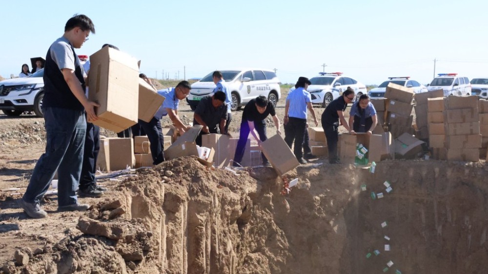 71万元！新疆生产建设兵团第六师多部门联动集中销毁8000余盒假劣药品