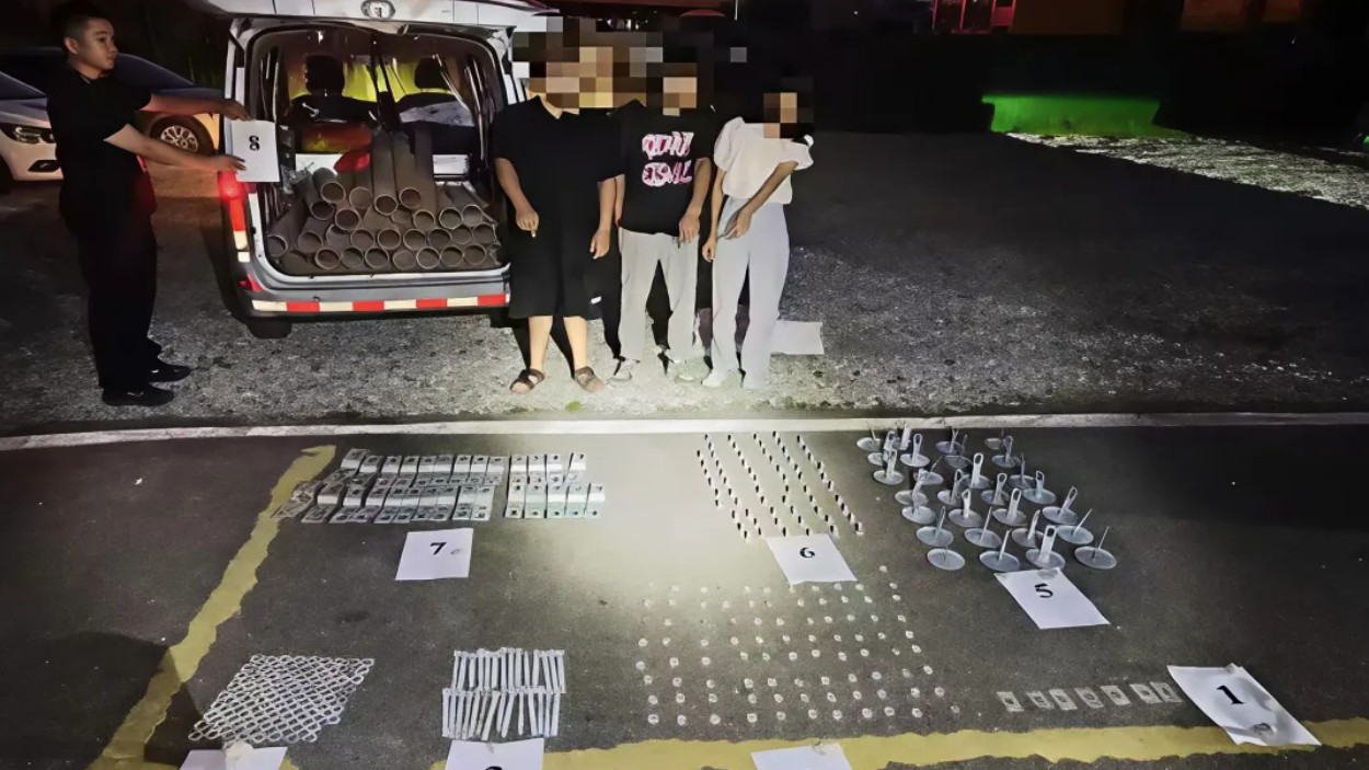 【百日攻坚行动】南充市南部县近一公里波形护栏被盗，三人因盗窃罪被刑拘