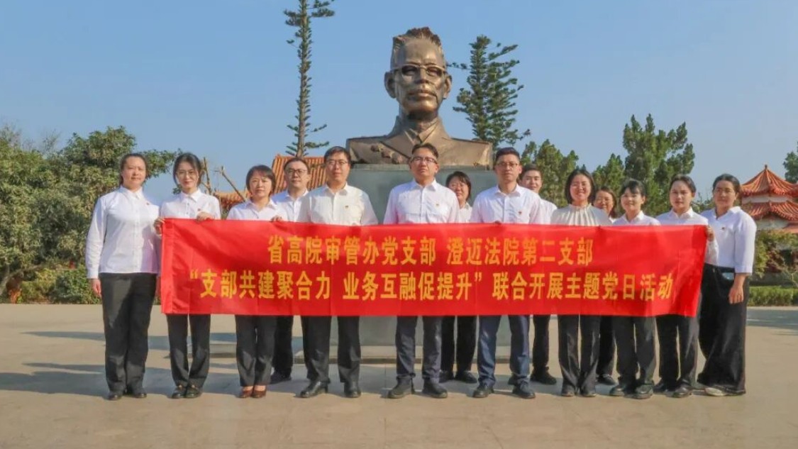 党建领航  改革创新 数字赋能——海南省高级人民法院审管办党支部党建品牌纪实