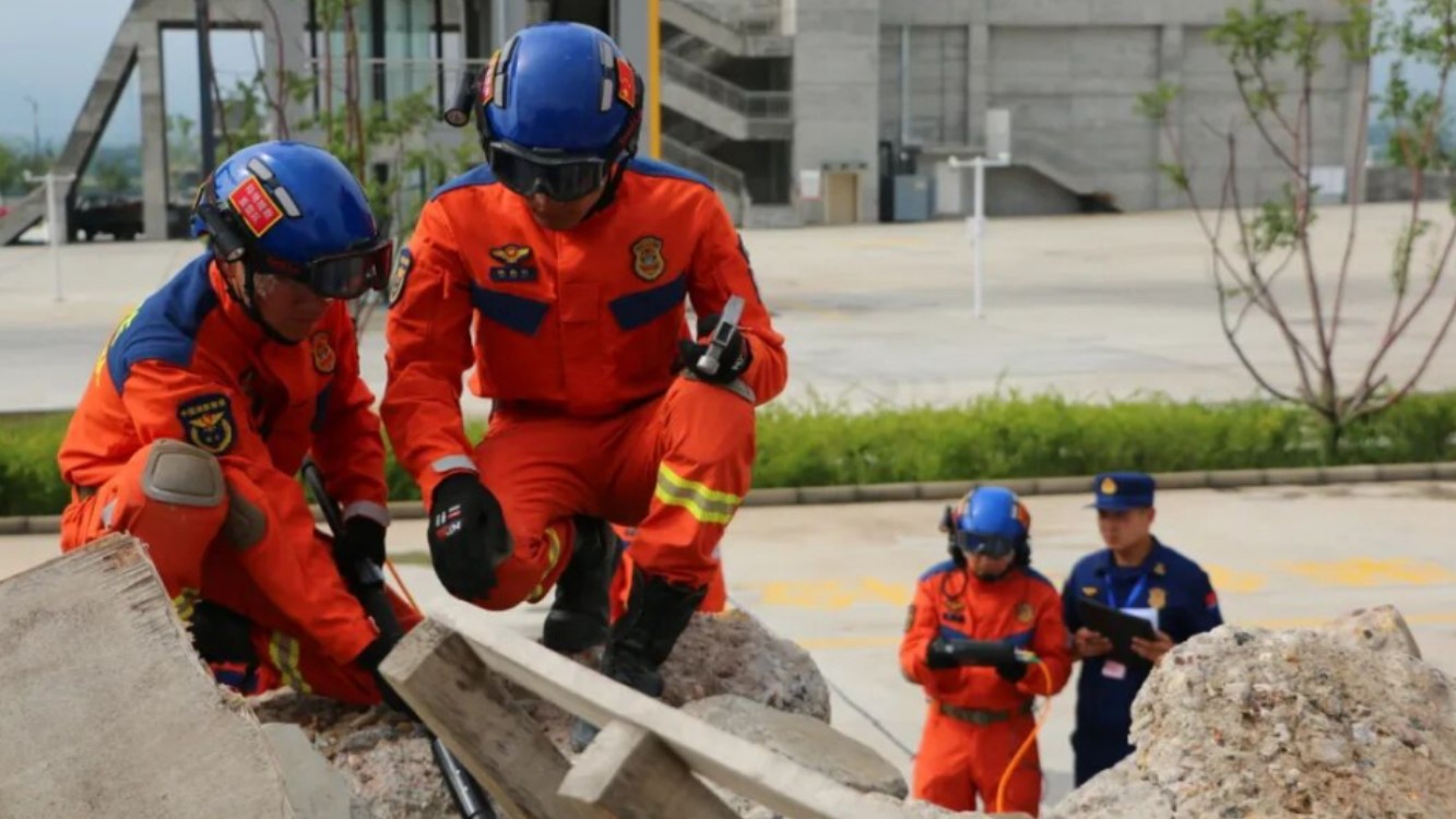 国家华北区域应急救援中心圆满完成地震救援轮置轮训专项考核