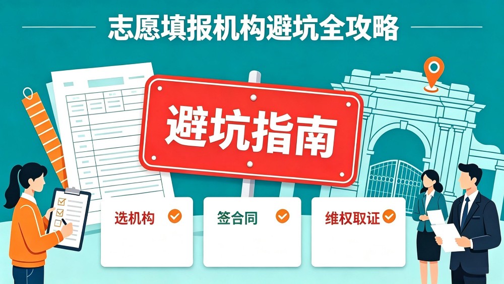 志愿填报机构避坑全攻略：选机构、签合同、维权取证一步到位