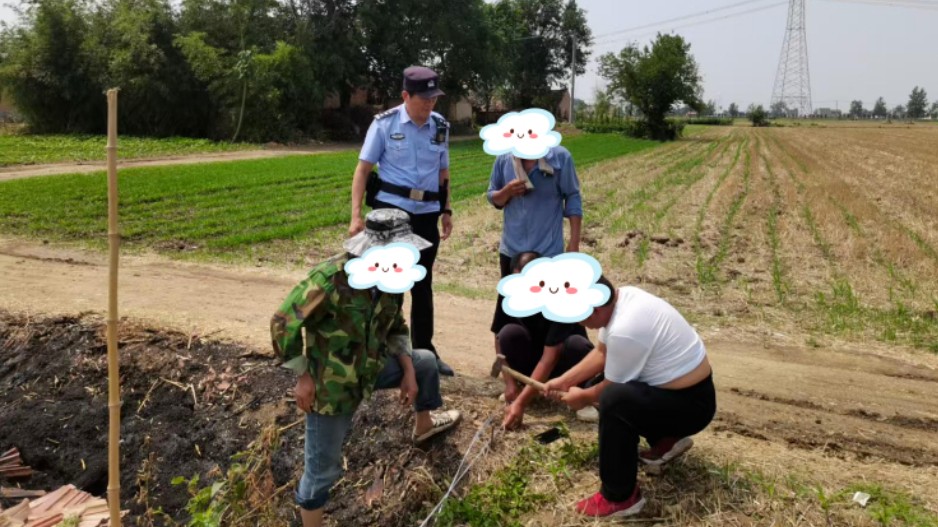实地丈量定地界 警民联调化干戈