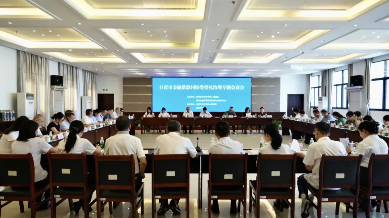 四川自贡市召开金融借款纠纷类型化治理专题会商会