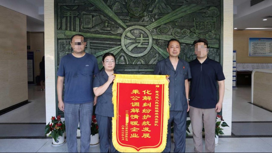 河南省南阳市卧龙区法院：百万货款一朝结 倾心调解获赞扬