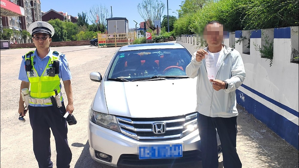 山西大同：网民抖音曝光交通违法，交警快速核查依法处罚