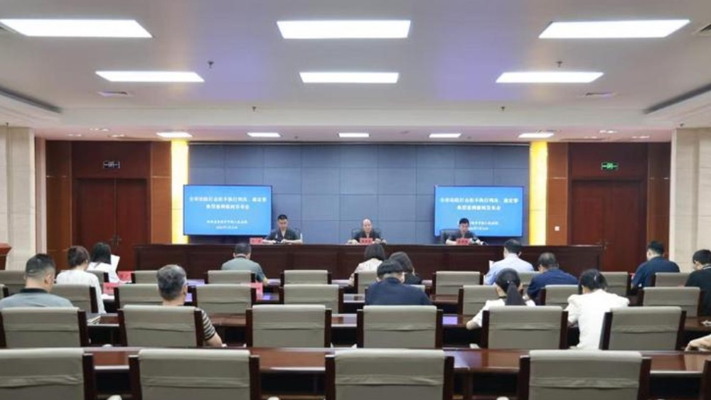 宝鸡中院召开全市法院打击拒不执行判决、裁定罪典型案例新闻发布会