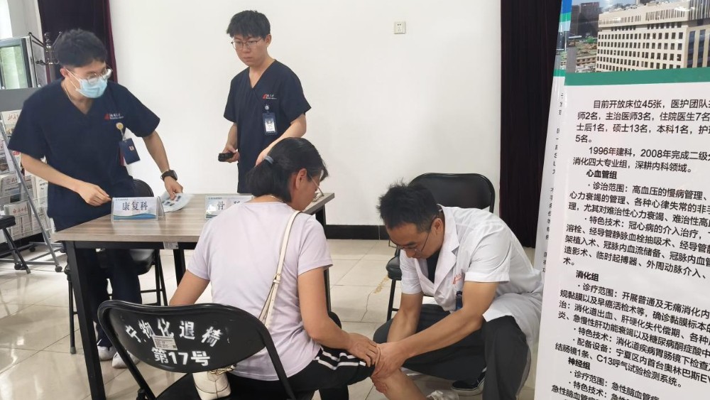 银川市兴庆区双庄社区：义诊服务进社区 健康惠民暖人心