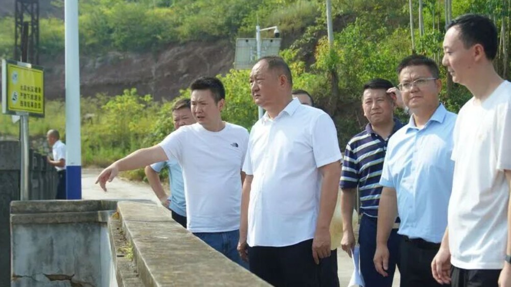 李仁军带队督导防汛抗旱和森林防灭火工作
