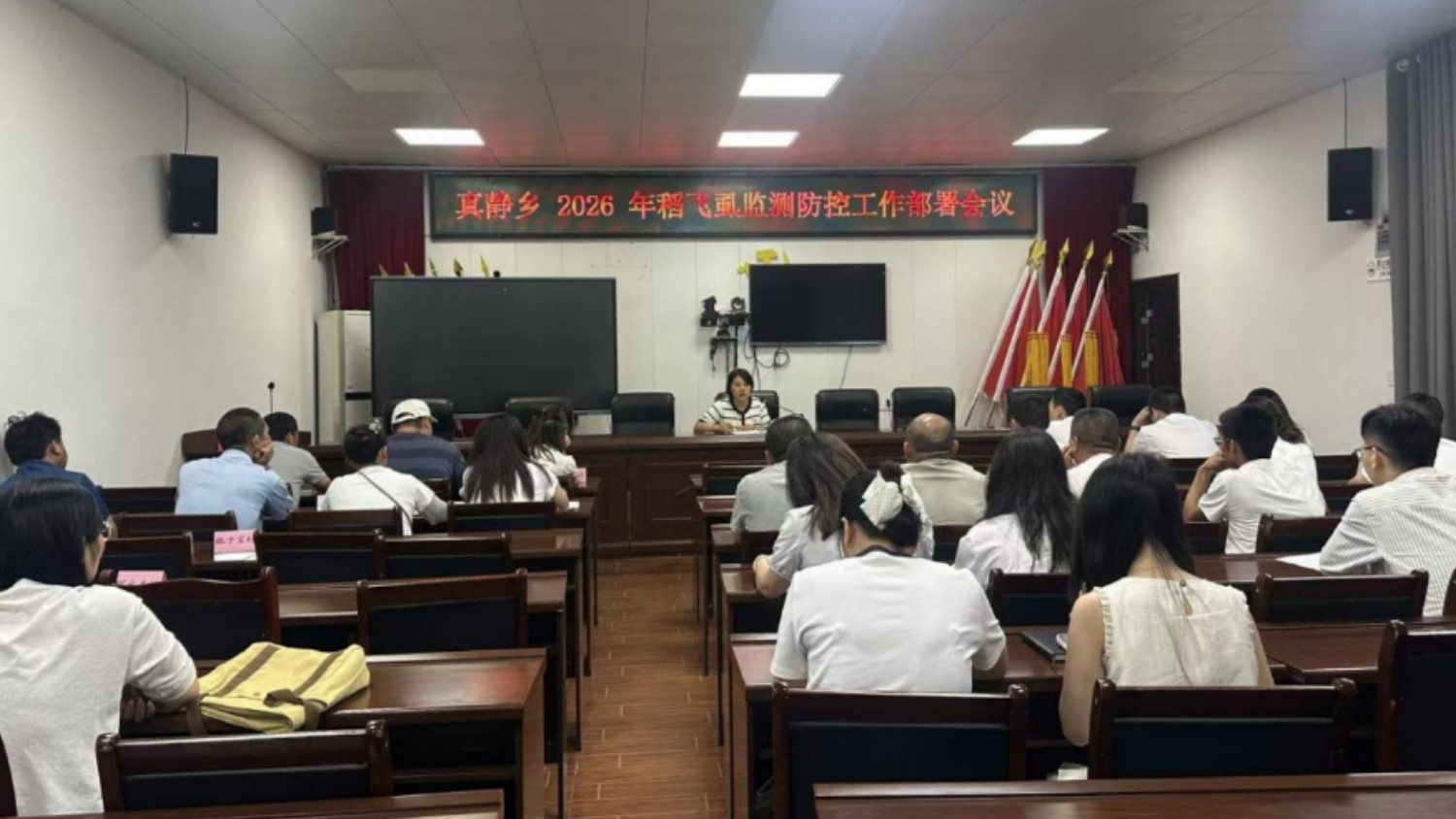 武胜县真静乡：闻令而动 织密稻飞虱防控网 全力守护秋粮安全