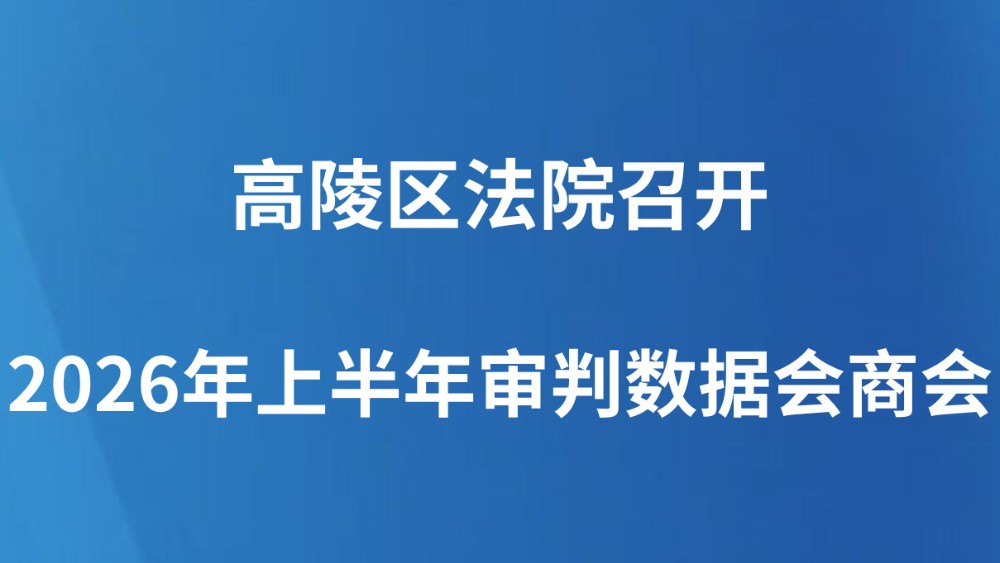 高陵区法院召开2026年上半年审判数据会商会