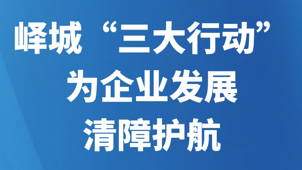 峄城“三大行动”为企业发展清障护航