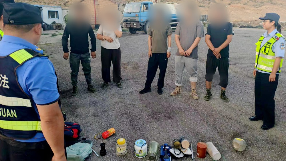 查获9人！石嘴山市大武口区警方严厉打击非法捕捉野生蝎子违法行为