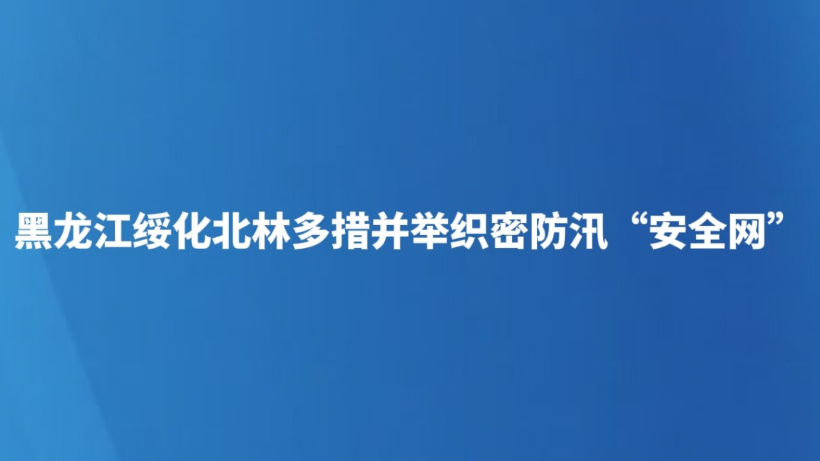 黑龙江绥化北林多措并举织密防汛“安全网”