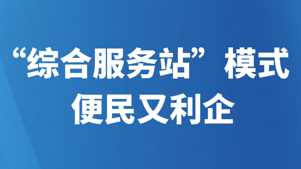 “综合服务站”模式便民又利企