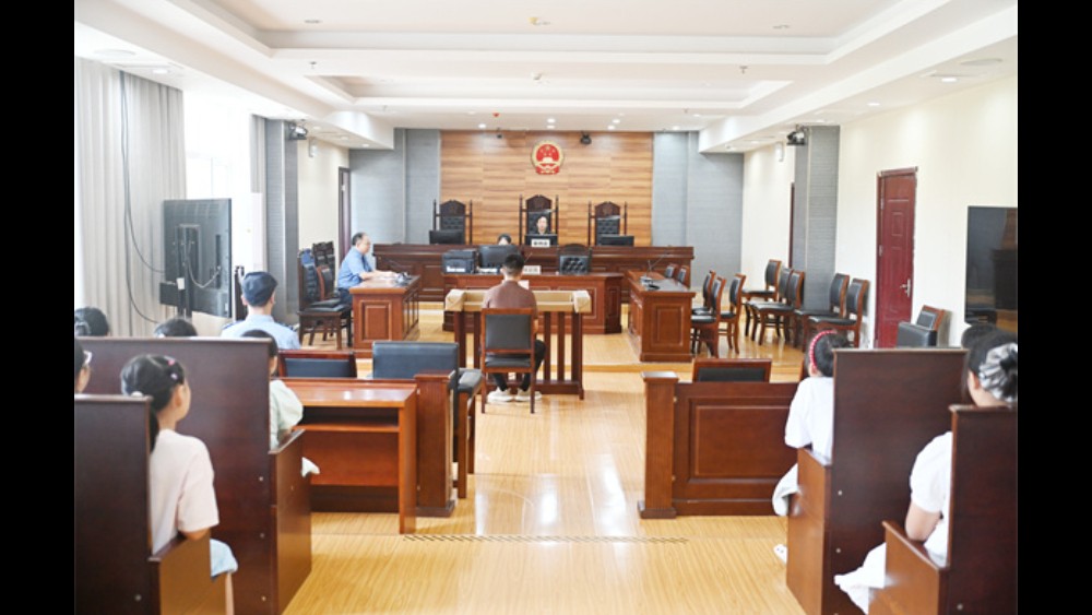 走进法院 “童”享法治——河南省南阳市社旗县法院公众开放日活动侧记