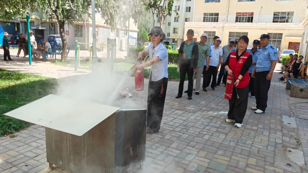 银川市兴庆区丽景社区：实战演练强技能 防患未然守安澜