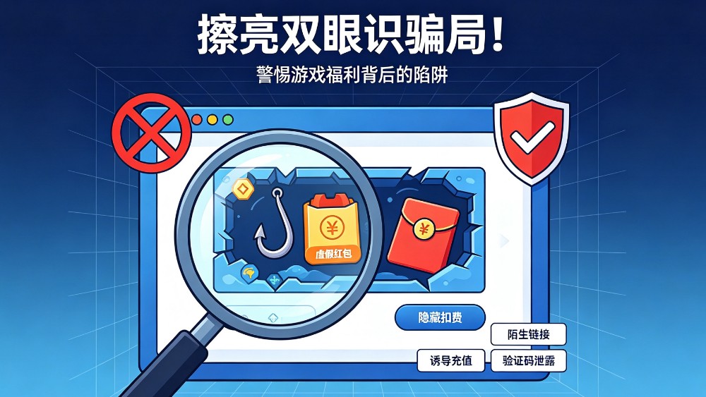 擦亮双眼识骗局！快看游戏背后的诈骗陷阱