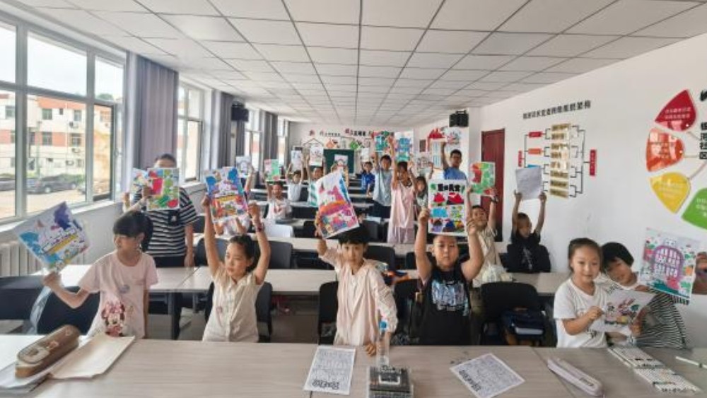 青铜峡市裕民街道银河社区：多彩托管伴盛夏，暖心守护助成长