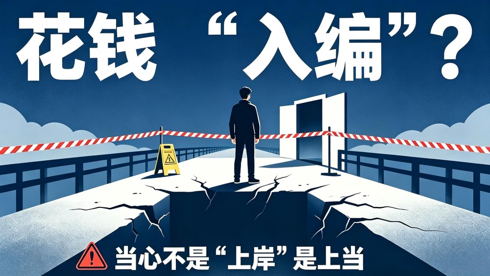 花钱“入编”？当心不是“上岸”是上当