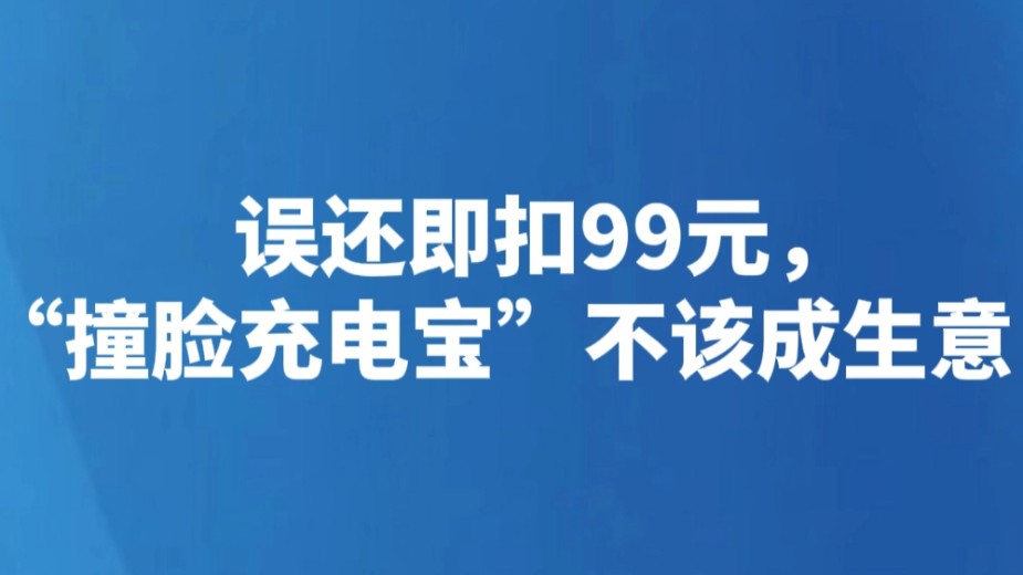 误还即扣99元，“撞脸充电宝”不该成生意