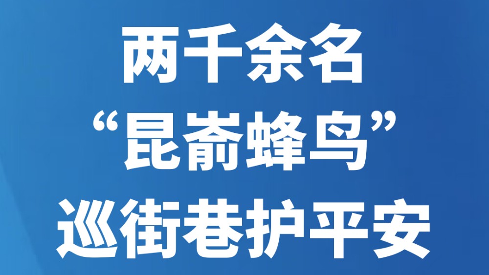 两千余名“昆嵛蜂鸟”巡街巷护平安