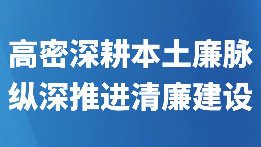 高密深耕本土廉脉纵深推进清廉建设